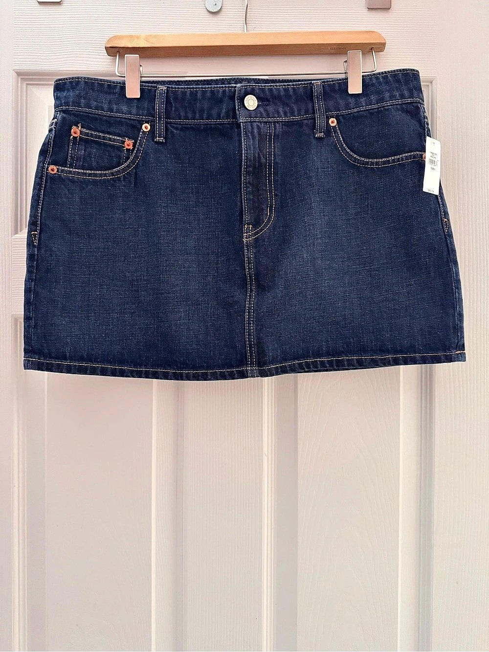 Gap Denim Mini Skirt Size 12 NWT